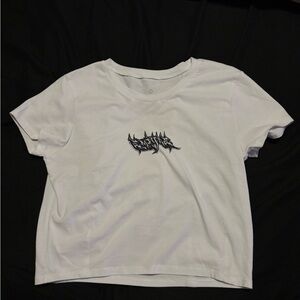 White empyre crop top